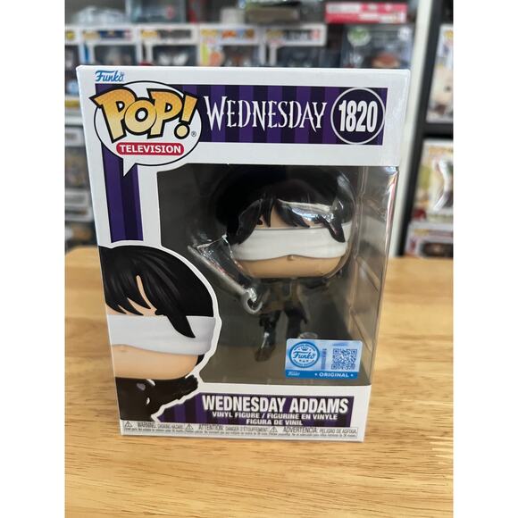 EXCLUSIVE Wednesday Fencing Funko Pop #1820 Television Addams Family Ortega TV - Picture 1 of 6
